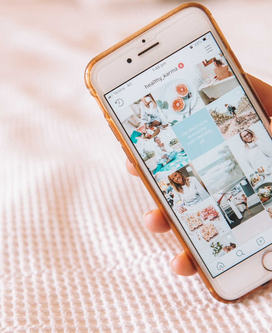 An Instagram feed on a phone